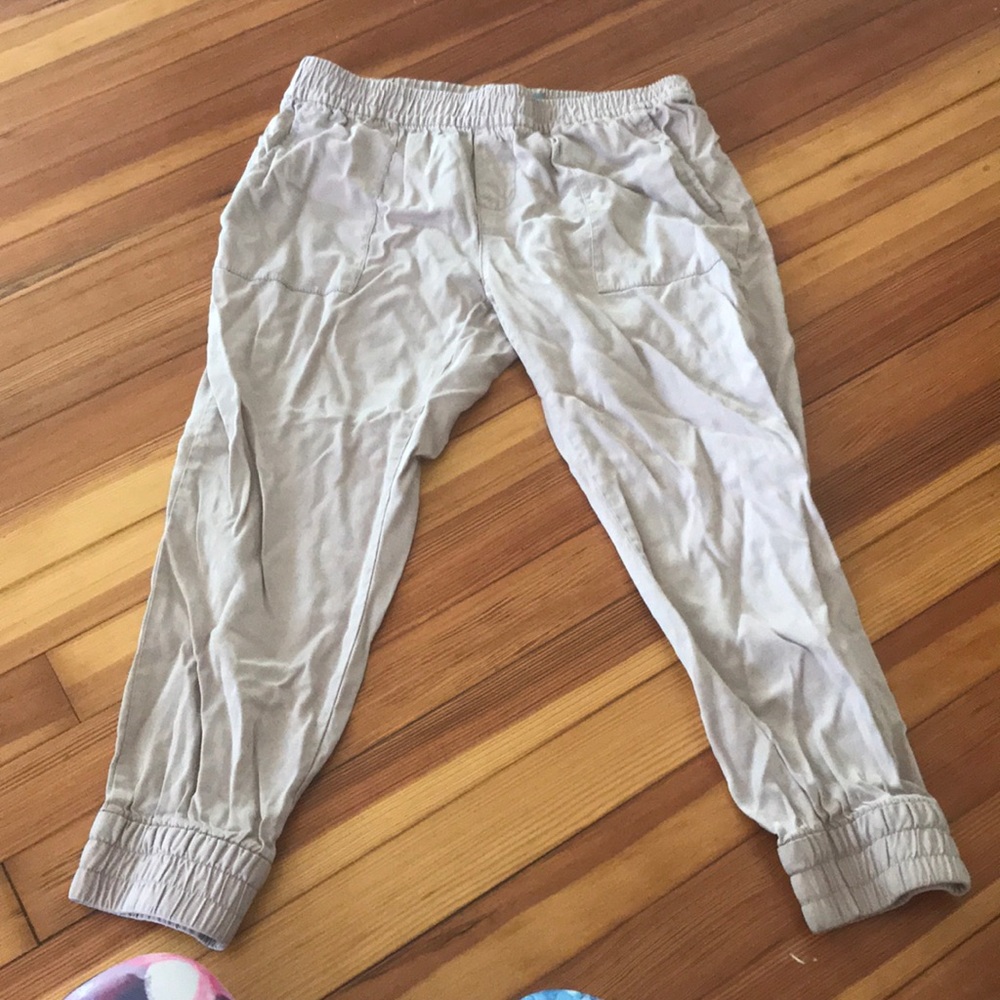 Linen business casual joggers